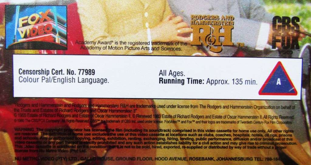 NEW Sealed - Oklahoma! - Movie VHS Tape (1995)