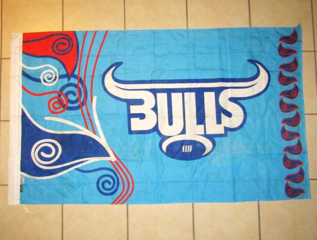Large Bulls Super 12 Rugby Flag