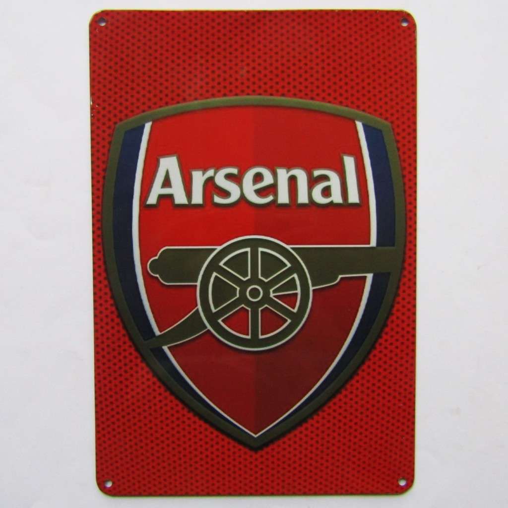 Old Arsenal Football Club Metal Wall Sign