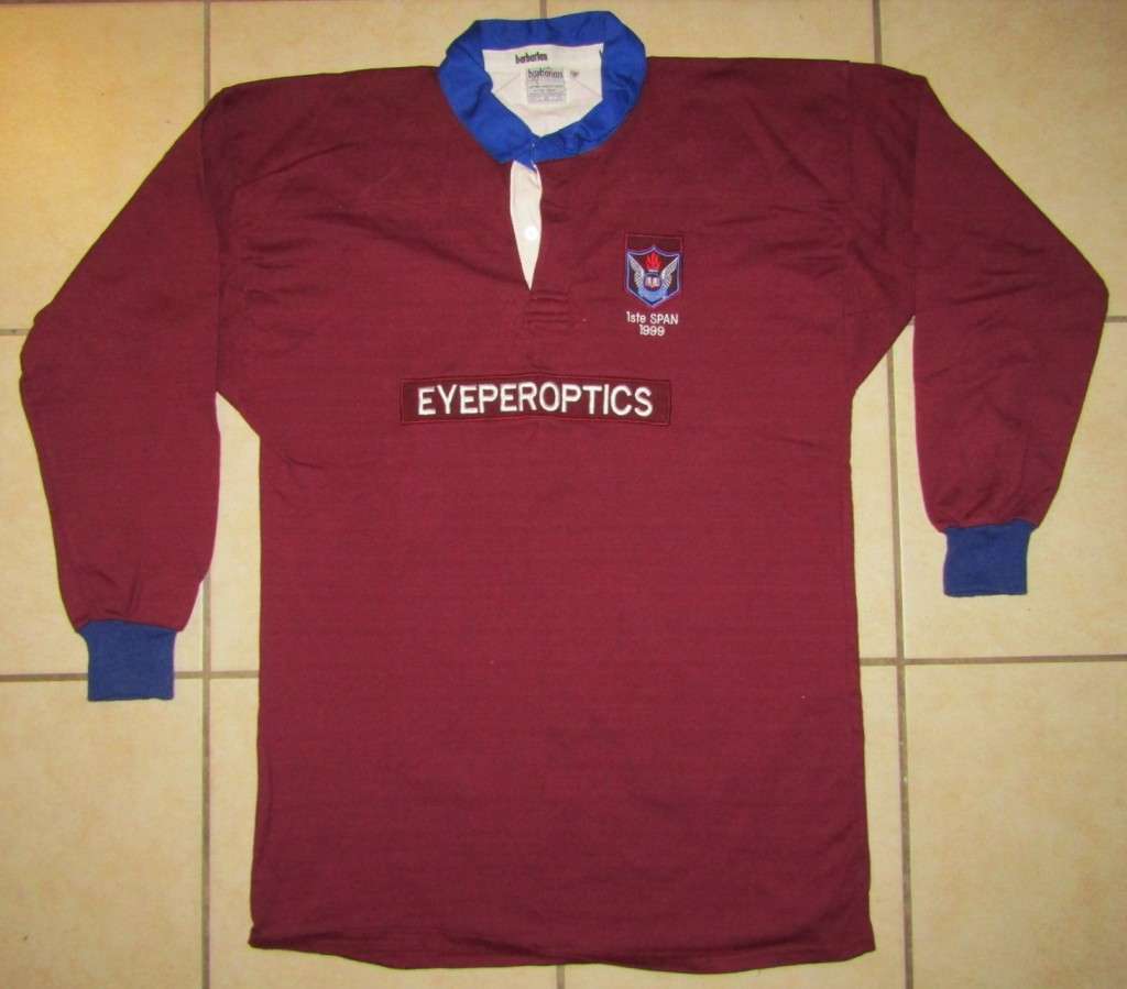 1999 Hoërskool Centurion 1ste Span Long Sleeve Rugby Jersey