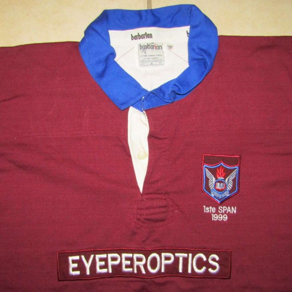1999 Hoërskool Centurion 1ste Span Long Sleeve Rugby Jersey