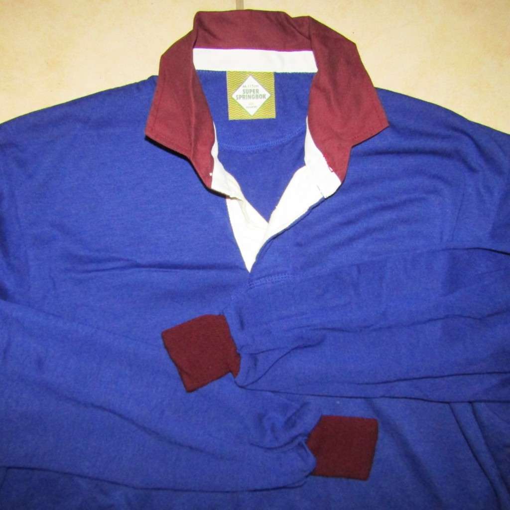 Old Super Springbok Long Sleeve Rugby Jersey