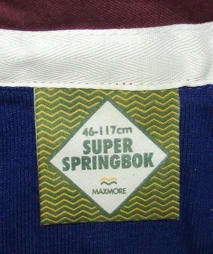 Old Super Springbok Long Sleeve Rugby Jersey