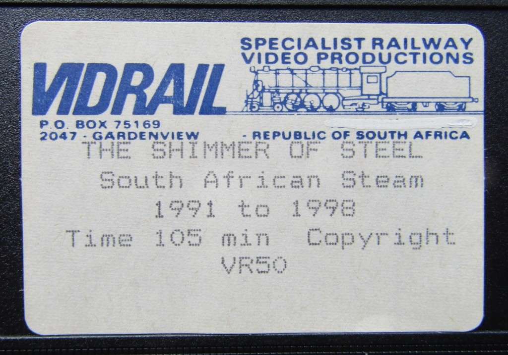 The Shimmer of Steel - SA Railway VHS Video (1998)