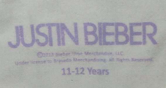 Justin Bieber Girls Shirt
