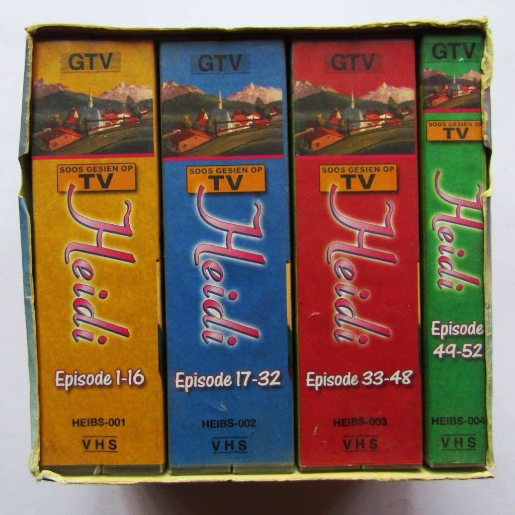 Heidi - 52 Stories - 7 VHS Videos Box Set