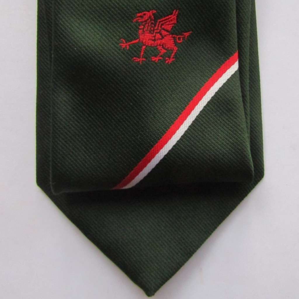 Old Wales Rugby Neck Tie