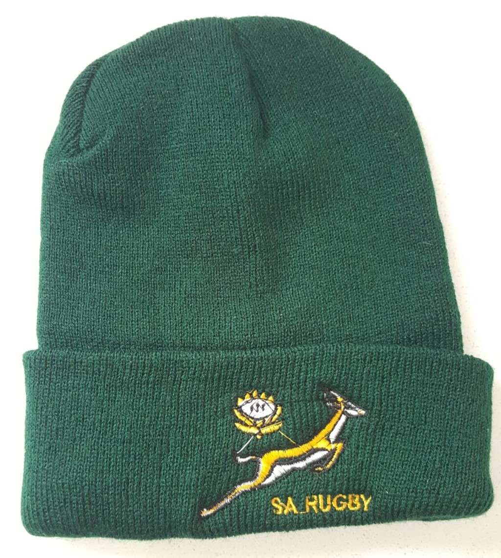 Old Springbok Rugby Beanie Cap