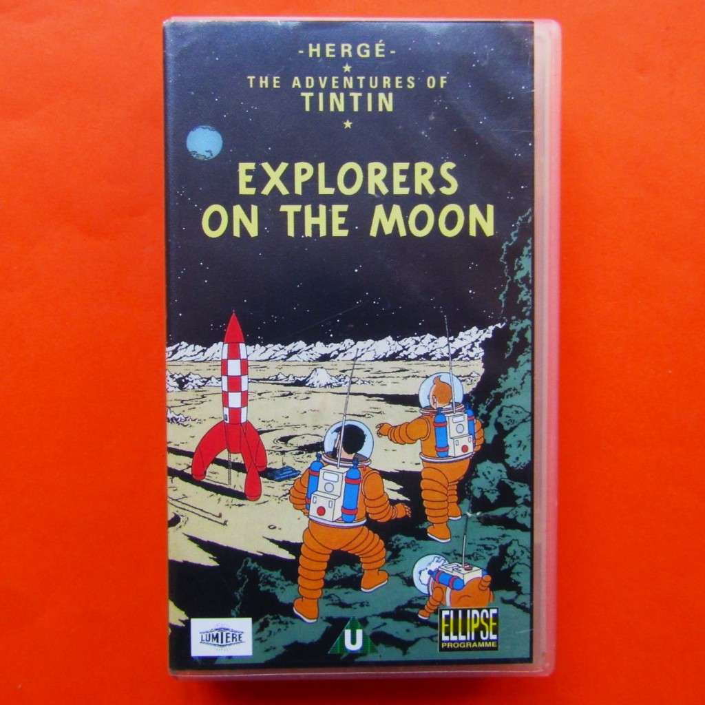 TinTin - Explorers on the Moon - VHS Video Tape (1996)