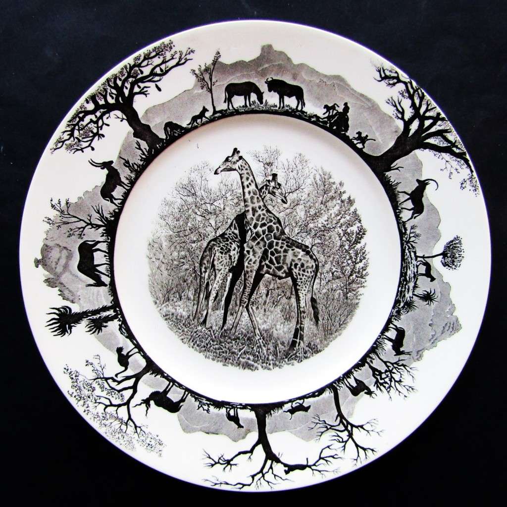 Old Wedgwood Kruger Park Wildtuin Display Plate