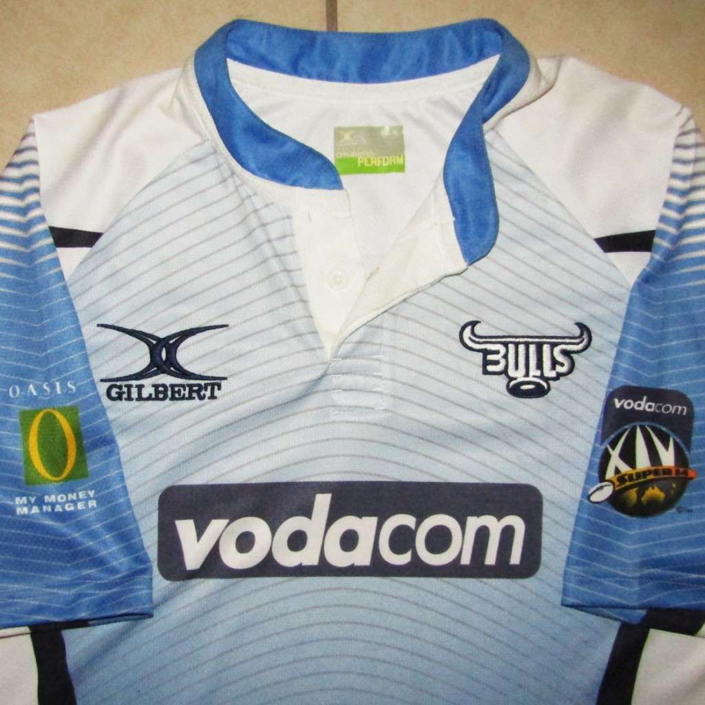 Old Bulls White Super 14 Rugby Jersey - XL Size