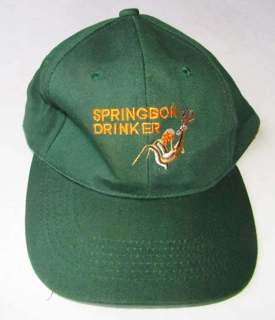 Old Springbok Drinker Rugby Cap