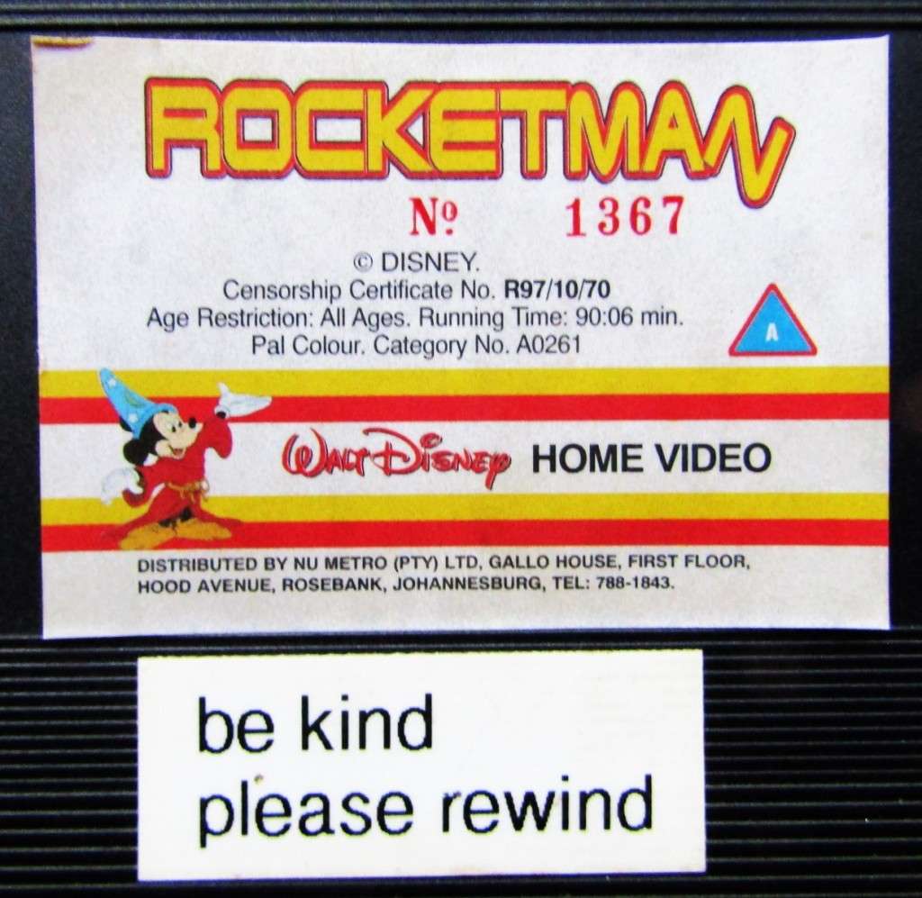 RocketMan - Walt Disney Movie VHS Tape (1997)