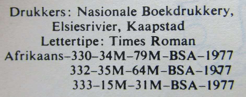 1977 SADF Afrikaans Pocket Bible