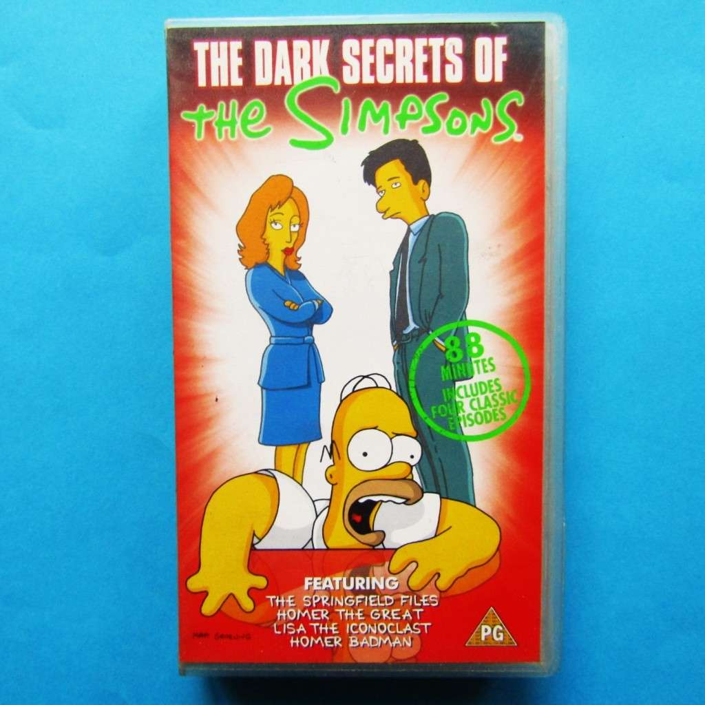 The Dark Secrets of the Simpsons - VHS Video Tape (1997)