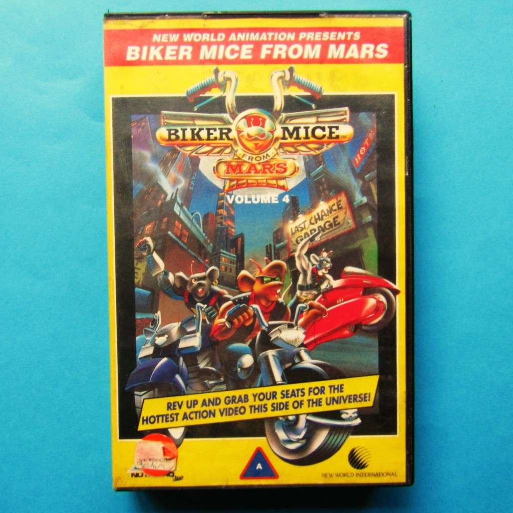 Biker Mice from Mars - Volume 4 - TV Series VHS Tape (1994)