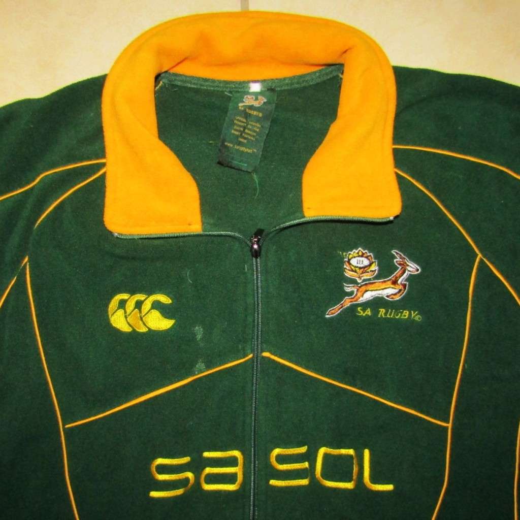 Old Springbok Rugby Tracksuit Jacket - XL Size