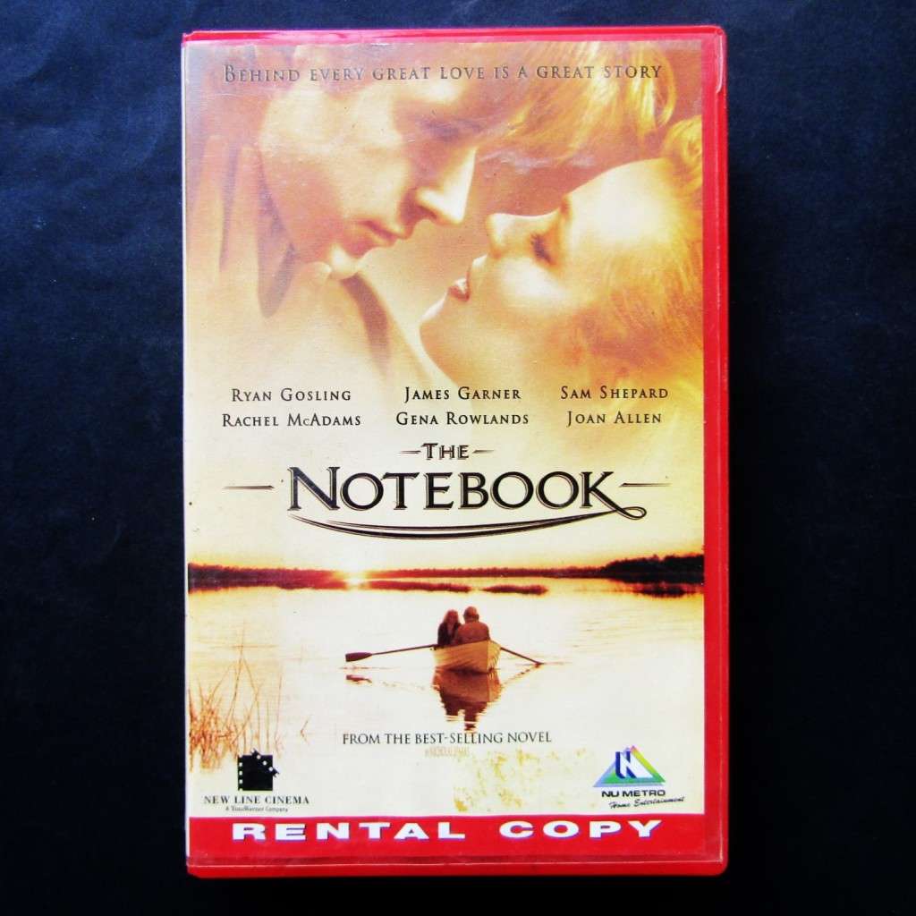 The Notebook - Ryan Gosling - Movie VHS Tape (2005)
