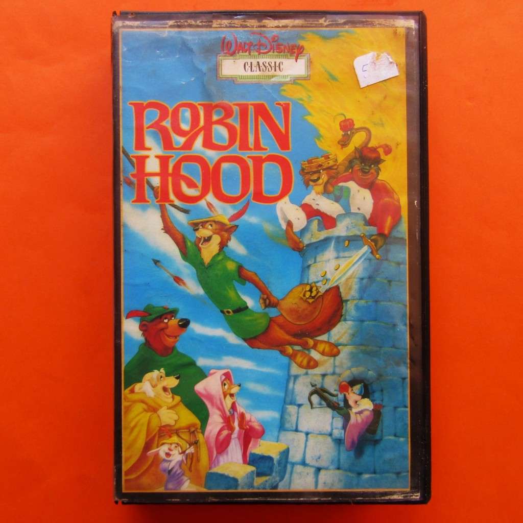 Robin Hood - Disney VHS Tape (1973)