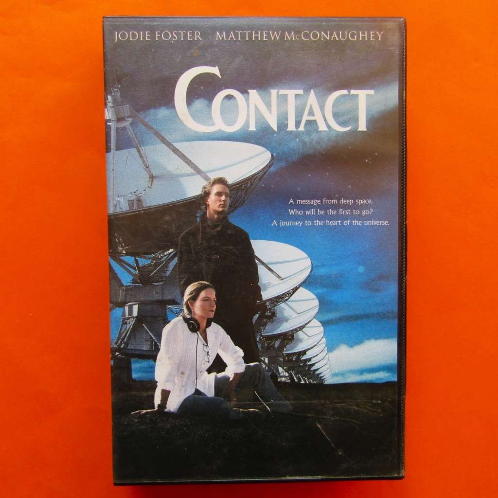 Contact - Jodie Foster - Movie VHS Tape (1997)