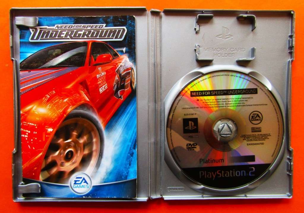 Need for Speed: Underground - PS2 Platinum Game