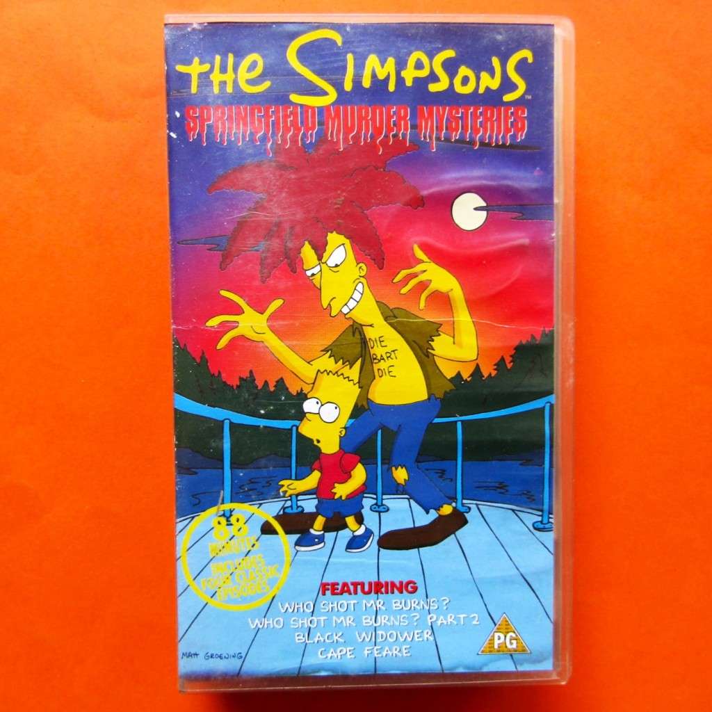The Simpsons Springfield Murder Mysteries - VHS Video Tape (1997)