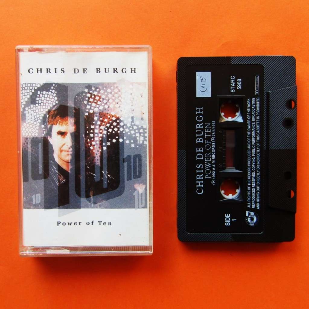 Chris de Burgh - Power of Ten - Cassette Tape (1992)