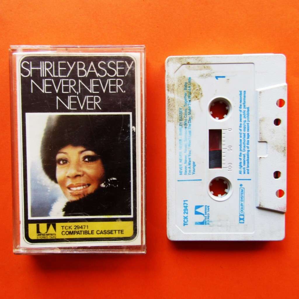 Shirley Bassey - Never, Never, Never - Cassette Tape