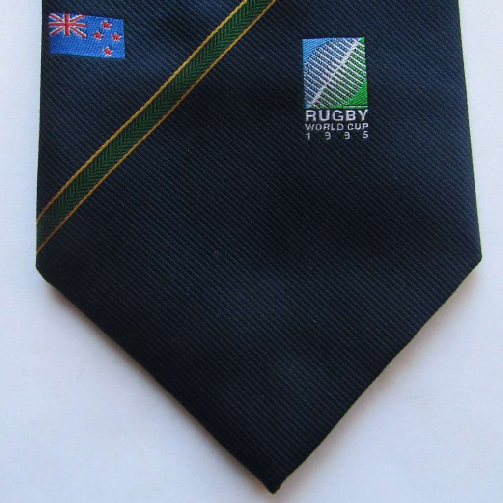 1995 Rugby World Cup Country Flags Neck Tie
