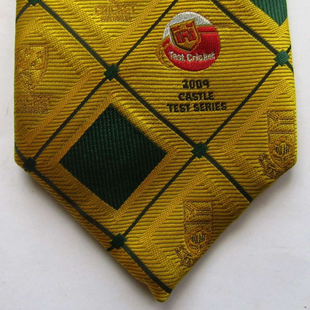 2009 Castle Test Series Cricket Neck Tie