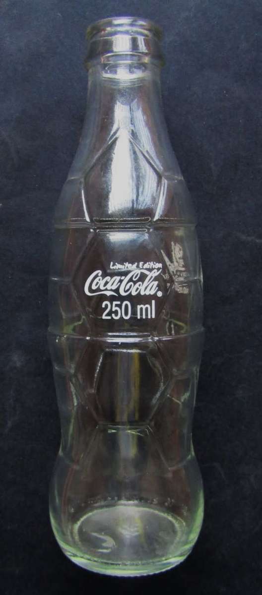 2010 FIFA World Cup Limited Edition Coca Cola 250ml Glass Bottle