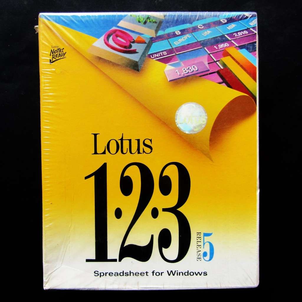 NEW Sealed - Lotus 1-2-3 Release 5 Software Program (1994)