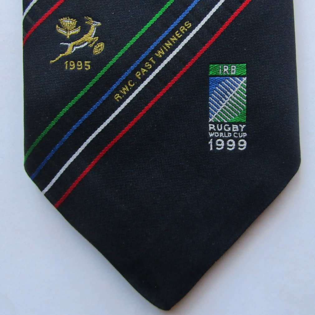 1999 Rugby World Cup Past Winners Neck Tie