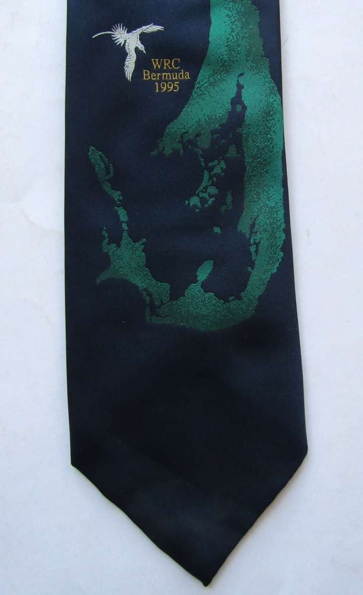 1995 Bermuda World Rugby Classic Neck Tie
