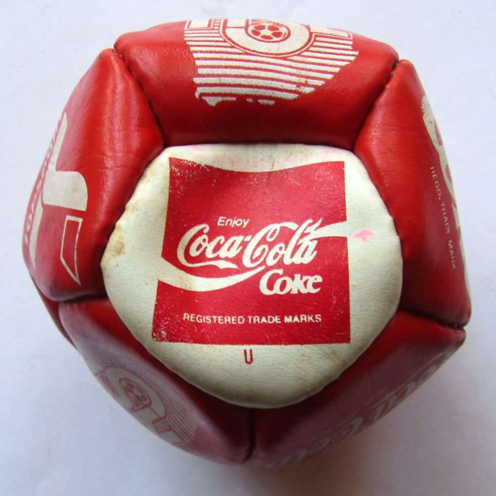 Old Coca Cola Mini Soccer Ball