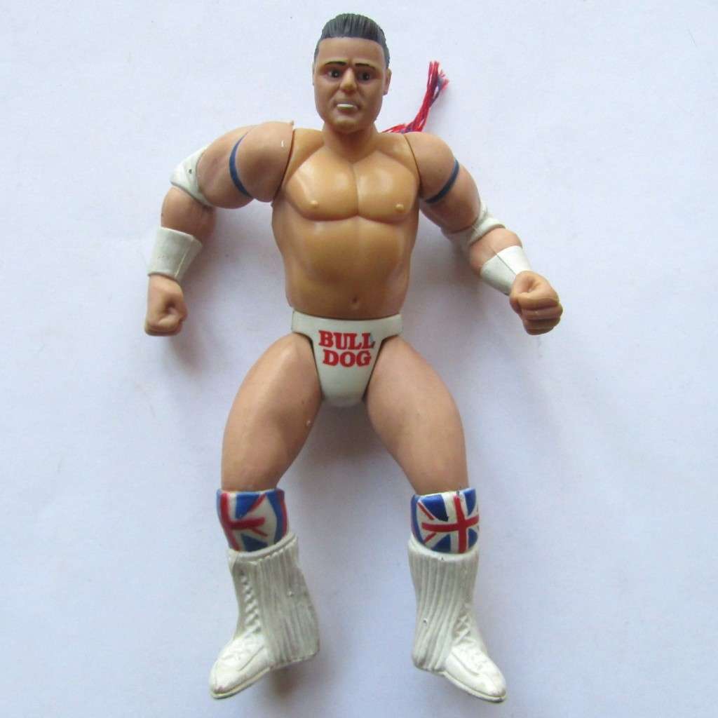 1996 British Bulldog WWF Wrestling Figure