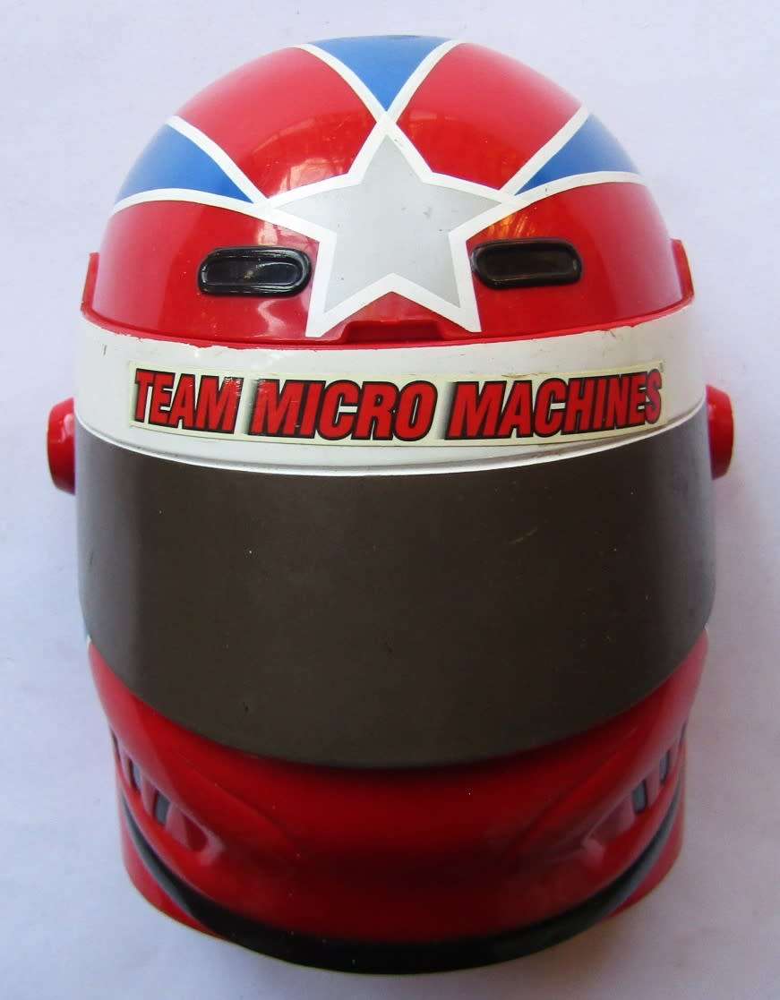 1997 Micro Machines Foldout Helmet Raceway Playset