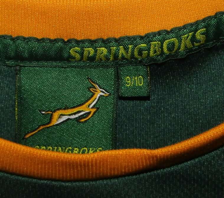 Old Springbok Rugby Jersey - Kids Size 9/10