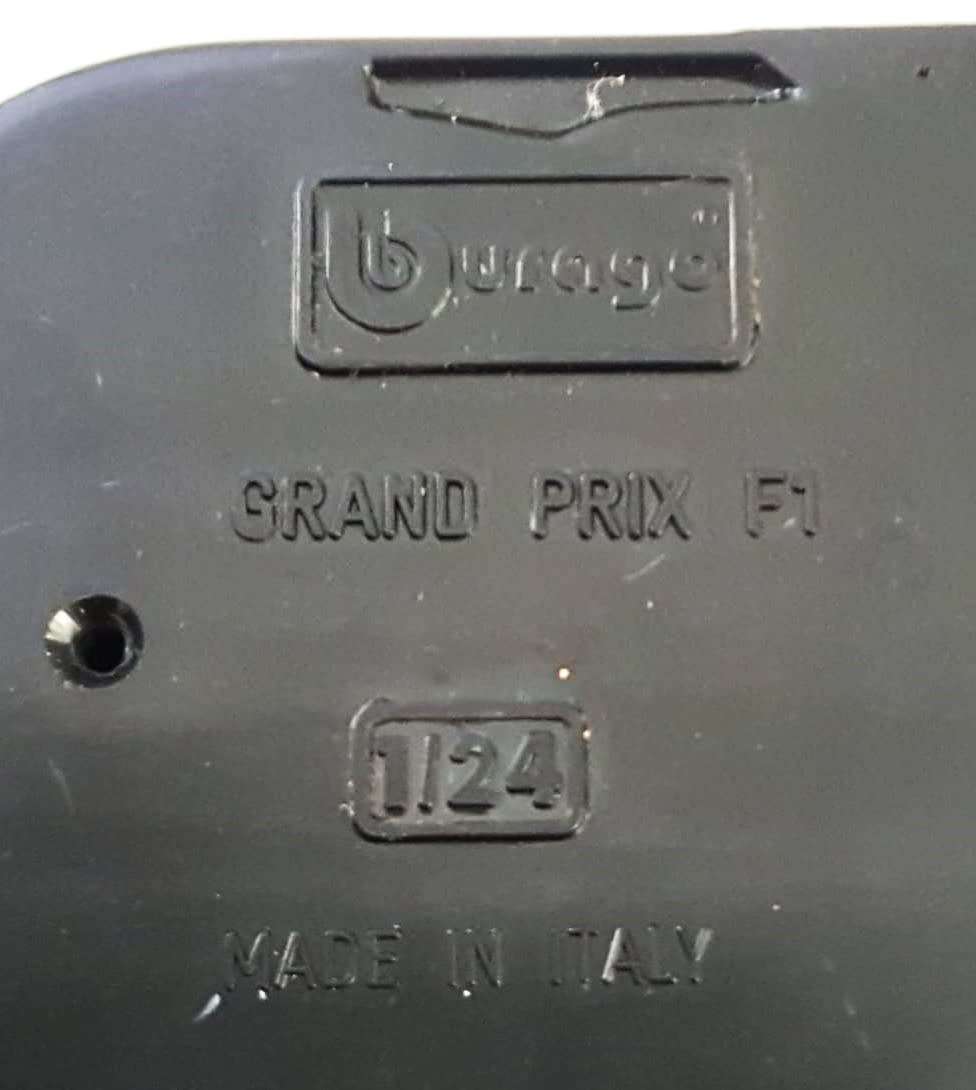 Burago Made in Italy 1/24 Scale Diecast Grand Prix F1 Car