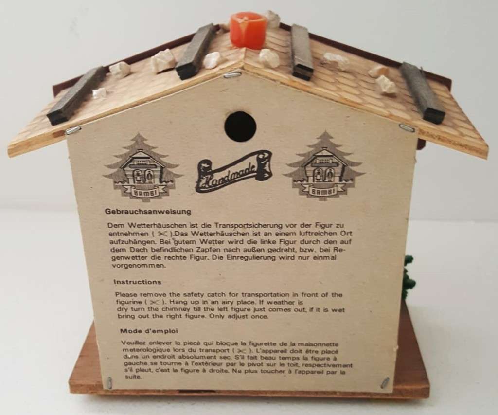 Vintage Weather House