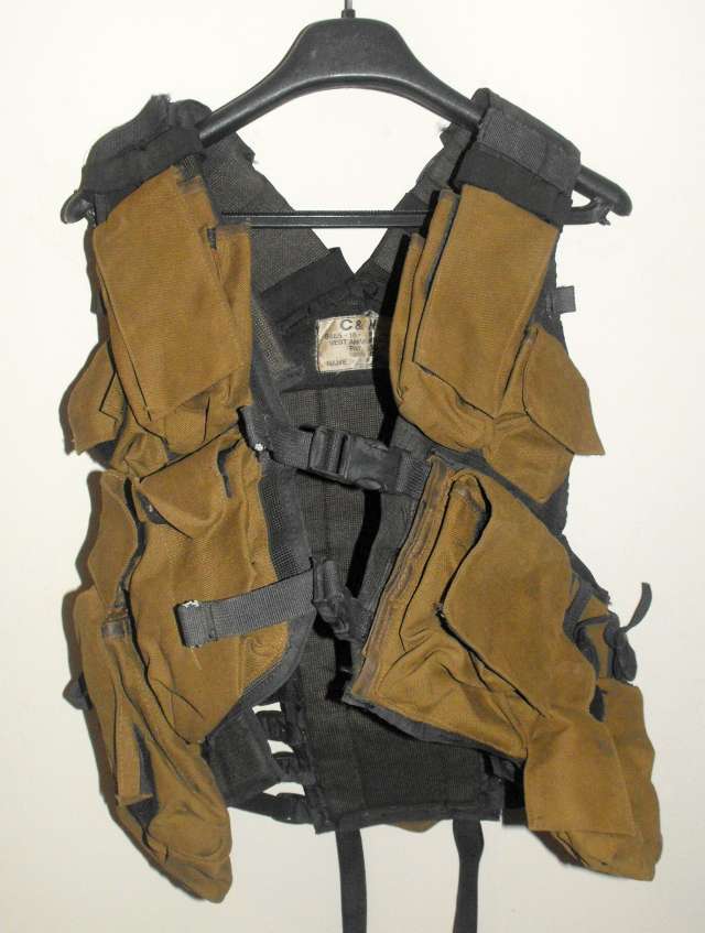 SADF 1986 PATTERN 83 NUTRIA BATTLE JACKET AMMUNITION VEST