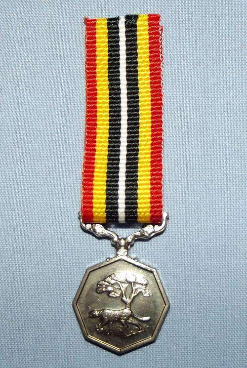 SADF SOUTHERN AFRICA CROSS BORDER OPERATIONS MINIATURE MEDAL