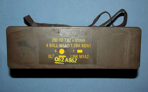 SADF 200 ROUNDS NUTRIA PLASTIC AMMO CASE