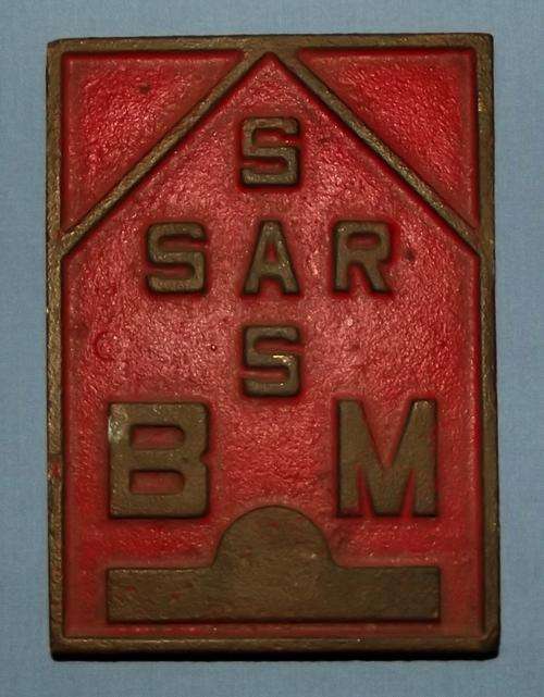 Old SA Railways BM Solid Bronze Loco Plaque
