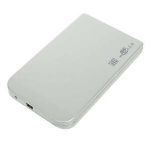 USB 2.0 SATA 2.5" External Hard Drive Enclosure - Silver (Local Stock)