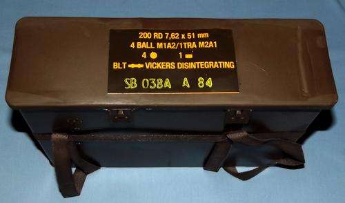SADF 7,62mm ROUNDS NUTRIA PLASTIC AMMO CASE