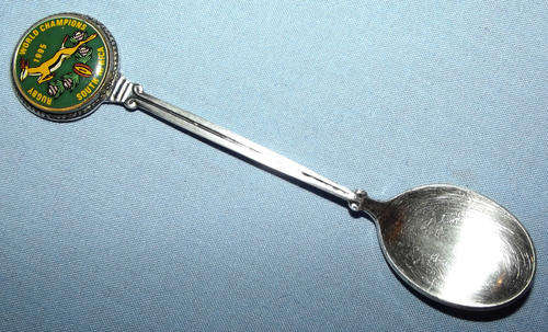 1995 Rugby World Cup South Africa Springbok Silver Plated Spoon
