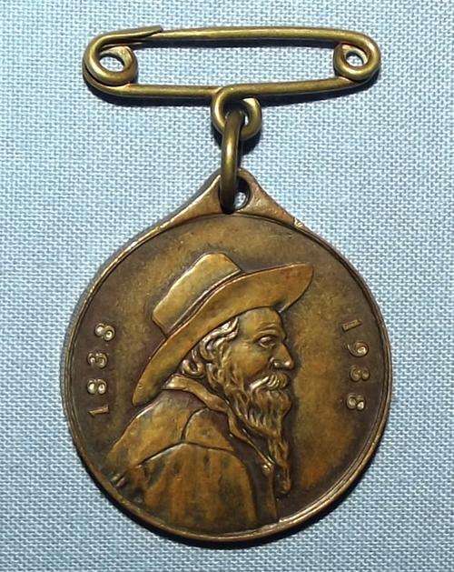 Old 1838 - 1938 Groot Trek Eeufees Bronze Medal
