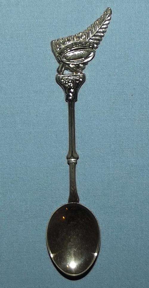 Vintage 1960's New Zealand All Blacks Rugby Crested Spoon