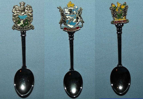 Old Rhodesia + Inyanga + Kariba Crested Spoons